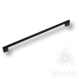 Brass Ручка скоба 8783 0352 AL6-AL6 чёрный 352 мм