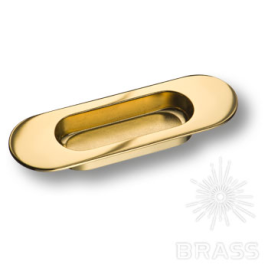 Brass Ручка врезная 3922-100 глянцевое золото