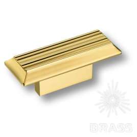 Brass Ручка кнопка 9002 0016 GL глянцевое золото 16 мм