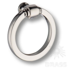 Brass Ручка кольцо 3200 глянцевый никель