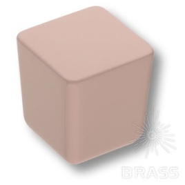 Brass Ручка кнопка 8151-681 PINK матовый розовый