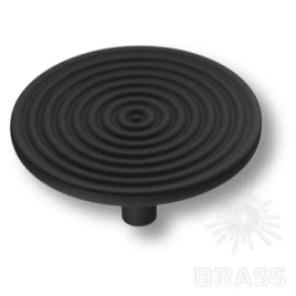 Brass Ручка кнопка 4134 001MP24 чёрный