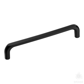 Brass Ручка скоба 395-160-Matt Black черный 160 мм