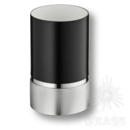 Brass Стакан для зубных щёток 20006 001007 CR-AL6 глянцевый хром/чёрный
