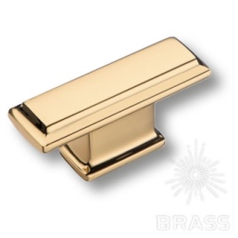 Brass Ручка кнопка 4104 016MP11 глянцевое золото 16 мм