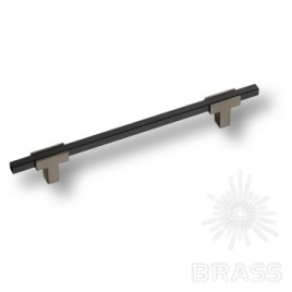 Brass Ручка рейлинг 778-160-Titanium-Matt Black графит-матовый черный 160 мм