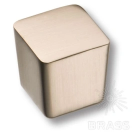 Brass Ручка кнопка 8151-038 сатиновый никель