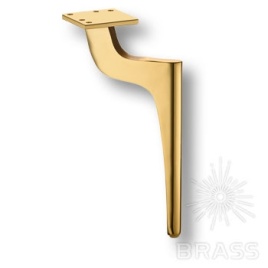 Brass Опора мебельная 1460 0250 Gold ZARIF глянцевое золото 250 мм