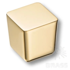 Brass Ручка кнопка 8151-100 глянцевое золото