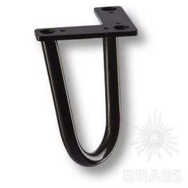 Brass Опора мебельная резная KAX-0741-0150-B13 черный 150 мм