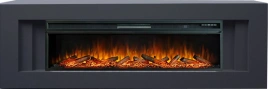 Каминокомплект Line 60 (Разборный) - Серый графит с очагом Vision 60 LOG LED