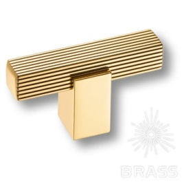 Brass Ручка кнопка 9214 0008 GL-GL глянцевое золото 