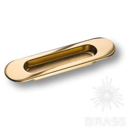 Brass Ручка врезная 3921-100 глянцевое золото