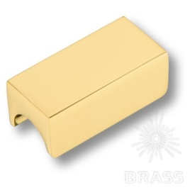Brass Ручка профиль 1700 0032 GL глянцевое золото 32 мм