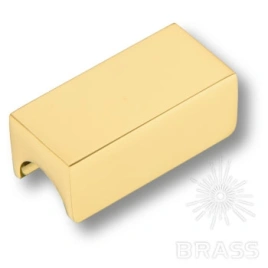 Brass Ручка профиль 1700 0032 GL глянцевое золото 32 мм