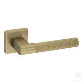 Brass Ручка дверная HA247LRO11 GB LEO-L матовая латунь