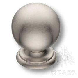 Brass Ручка кнопка 8352-038 никель