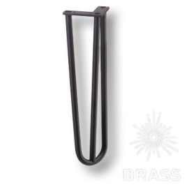 Brass Опора мебельная резная KSA-0016-0410-B13 черный 410мм
