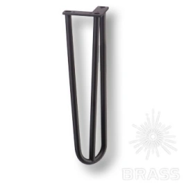 Brass Опора мебельная резная KSA-0016-0410-B13 черный 410 мм