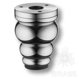 Brass Опора мебельная KAL-0005-0080-A01 глянцевый хром