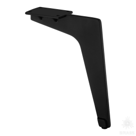 Brass Опора мебельная 1330 0200 Matt Black Milano матовый черный 200 мм