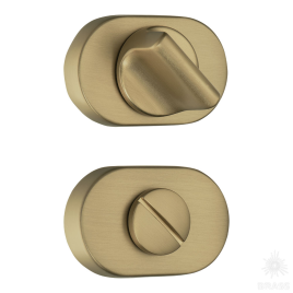 Brass Накладка с поворотной кнопкой RO16W6 GB ROSET матовая латунь