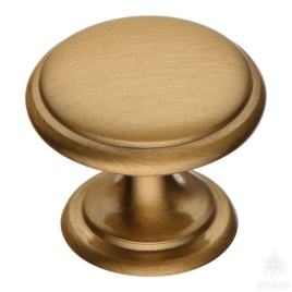 Brass Ручка кнопка 0720-011-2 сатинированная латунь