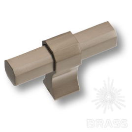 Brass Ручка кнопка 8720 0008 NB-NB никель