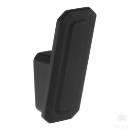 Brass Крючок мебельный однорожковый 7101 010MP24 чёрный