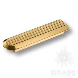 Brass Ручка скоба 9022 0096 GL глянцевое золото 96 мм