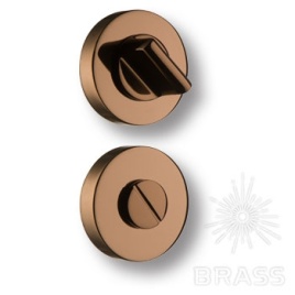 Brass Накладка с поворотной кнопкой RO12W6 розовое золото