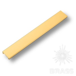 Brass Ручка профиль 8926 0256 GL глянцевое золото 256 мм