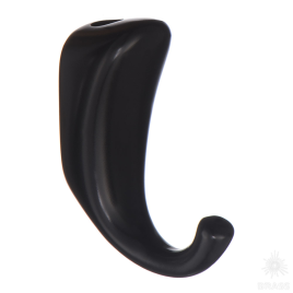 Brass Крючок мебельный однорожковый 2085 0024 AL6 чёрный