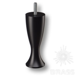 Brass Опора мебельная KAL-0104-0120-B13 черный 120 мм