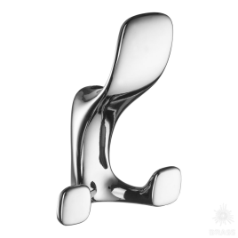 Brass Крючок мебельный трёхрожковый 2010 0080 CR глянцевый хром