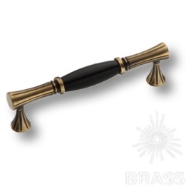 Brass Ручка скоба 2203-41-128-BLACK чёрный / античная бронза 128 мм