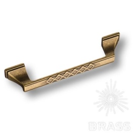 Brass Ручка скоба 15.127.128.12 античная бронза 128 мм