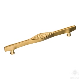 Brass Ручка скоба 25104-037-160 матовое золото/глянцевое золото 160 мм