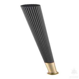 Brass Опора мебельная SUIT 3510 0230 Matt Fume/Gold Varak матовый серый/матовое золото 230 мм