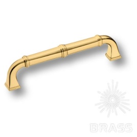 Brass Ручка скоба 4224 0128 GL глянцевое золото 128 мм