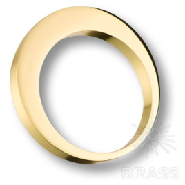 Brass Ручка кольцо 6530 0060 GL глянцевое золото 32 мм