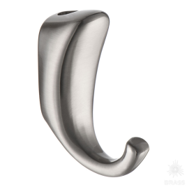 Brass Крючок мебельный однорожковый 2085 0024 NB никель