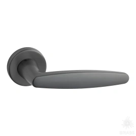 Brass Ручка дверная HA245RO12 BBN POLNA черный матовый никель