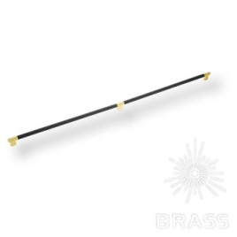 Brass Ручка рейлинг 9401-246 черный/матовое золото 480-480 мм
