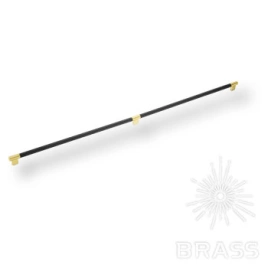 Brass Ручка рейлинг 9401-246 черный/матовое золото 480-480 мм