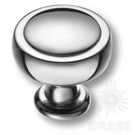 Brass Ручка кнопка 1915 0038 PN глянцевый никель