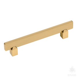 Brass Ручка скоба 2554-011-128 сатинированная латунь 128 мм