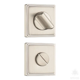 Brass Накладка с поворотной кнопкой RO17W6 NBM ROSET матовый никель