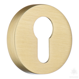 Brass Накладка с цилиндрическим отверстием для ключа RO12Y BB ROSET матовое золото