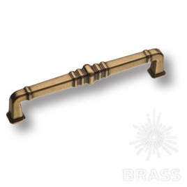 Brass Ручка скоба KT 012.160.12 античная бронза 160 мм